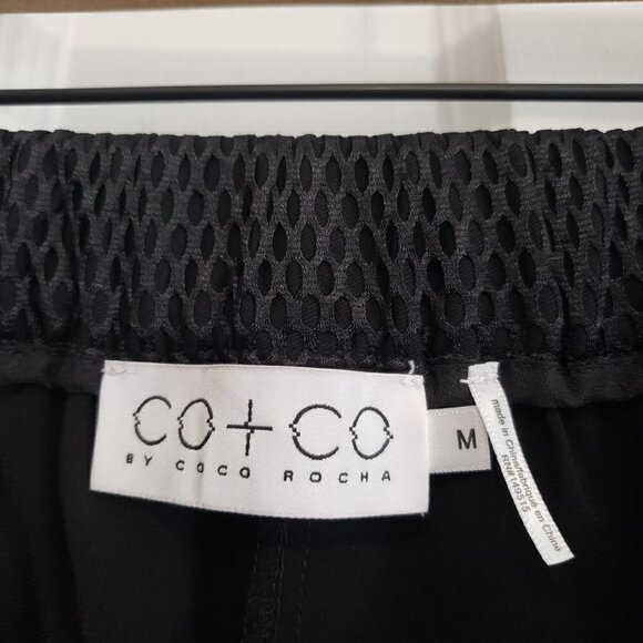Co + Co High Waisted Mesh Track Shorts - Picture 7 of 8